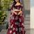 multicolor georgette printed lehenga choli