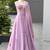 lavender georgette printed lehenga choli