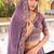 lavender silk blend embroidered lehenga choli