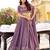 lavender silk blend embroidered lehenga choli