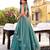 teal silk blend embroidered lehenga choli