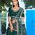 green silk blend embroidered lehenga choli