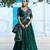 green silk blend embroidered lehenga choli