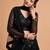 black net embroidered lehenga choli