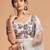 cream net embroidered lehenga choli