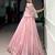 baby pink silk blend plain lehenga choli