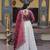 white silk blend embroidered lehenga choli