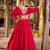 rani pink silk blend embroidered lehenga choli
