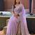 Premium Lavender Embroidery Saree
