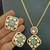 Exclusive real cz moissonite stones karat plated chain jewellery set