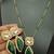 Emerald green moissanite necklace cz gold plated chain jewellery set