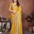 Women’s Yellow Embroidered Saree