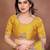 Women’s Yellow Embroidered Saree