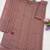 Peach chiffon thread embroidered sequin salwar suit