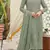 Green chiffon thread embroidered sequin salwar suit