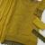Mustard chiffon thread embroidered sequin salwar suit
