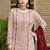Pink chiffon thread embroidered sequin salwar suit