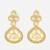 traditional kundan teardrop earrings