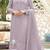 Lavender chiffon thread embroidered sequin salwar suit