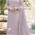 Lavender chiffon thread embroidered sequin salwar suit