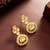traditional kundan teardrop earrings