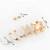 gold plated pearl and geometric hoop earring combo set