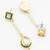 green and clear kundan long drop earrings with pearls