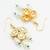 mint green enamel kundan drop earrings with pearls