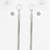 silver plated multi-style tassel earrings with changeable studs
