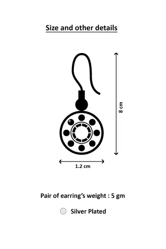 silver plated multi-style tassel earrings with changeable studs