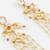 gold plated traditional kundan & pearl long chain earrings for women & girls