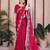 Women’s Pink Embroidered Saree