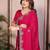 Women’s Pink Embroidered Saree