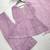 Lavender crunchy silk embroidery sequence work palazzo set