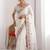 Designer Party Wear Floral Embroidery Saree