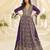 Violet embroidery codding & sequin anarkali - free size