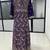 Violet embroidery codding & sequin anarkali - free size
