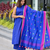 Royal Blue Cotton Kurta Pant Set with Contrast Dupatta