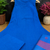 Royal Blue Cotton Kurta Pant Set with Contrast Dupatta