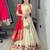 rani pink silk blend weaving anarkali lehenga choli 