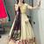 wine silk blend zari lehenga choli