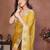 Designer Party Wear Floral Embroidery Saree