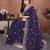 Designer Party Wear Floral Embroidery Saree