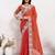 Designer Party Wear Floral Embroidery Saree