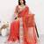 Designer Party Wear Floral Embroidery Saree