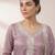 lavender crepe sequins embroidered palazzo suit