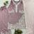 lavender crepe sequins embroidered palazzo suit