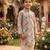 Multicolour printed cotton kurta set