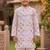 Multicolour printed cotton kurta set