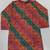 Orange printed cotton kurta set